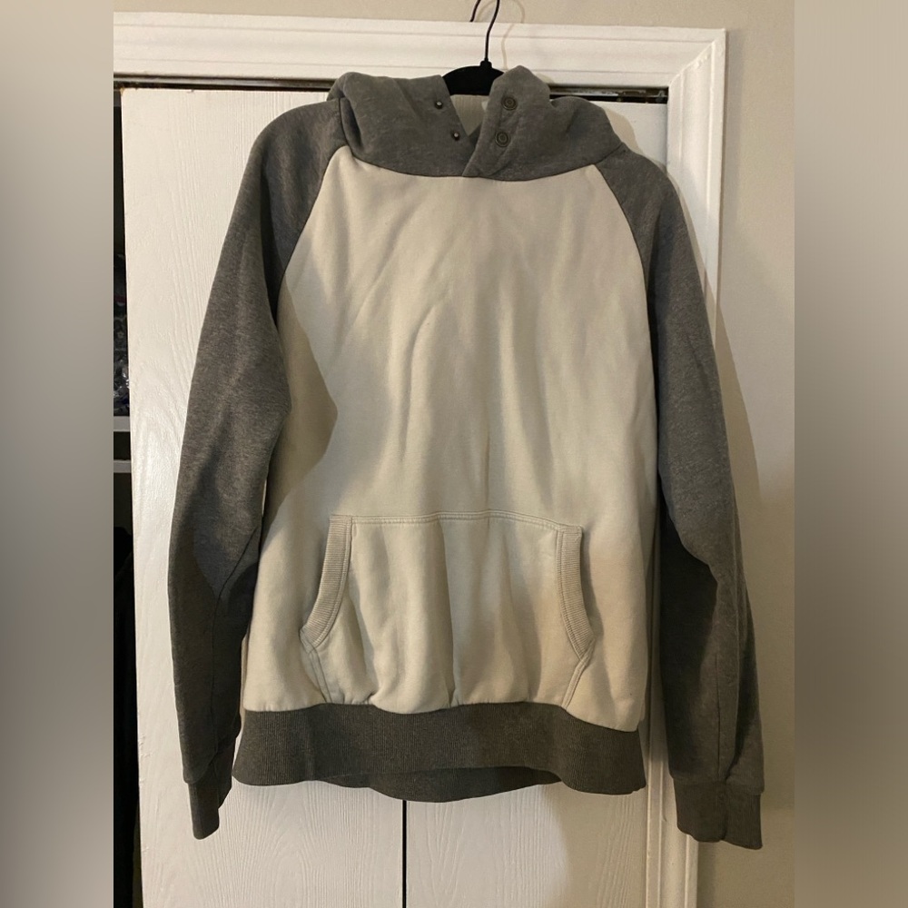 Wanakome Gray Hoodie with Brown Accents